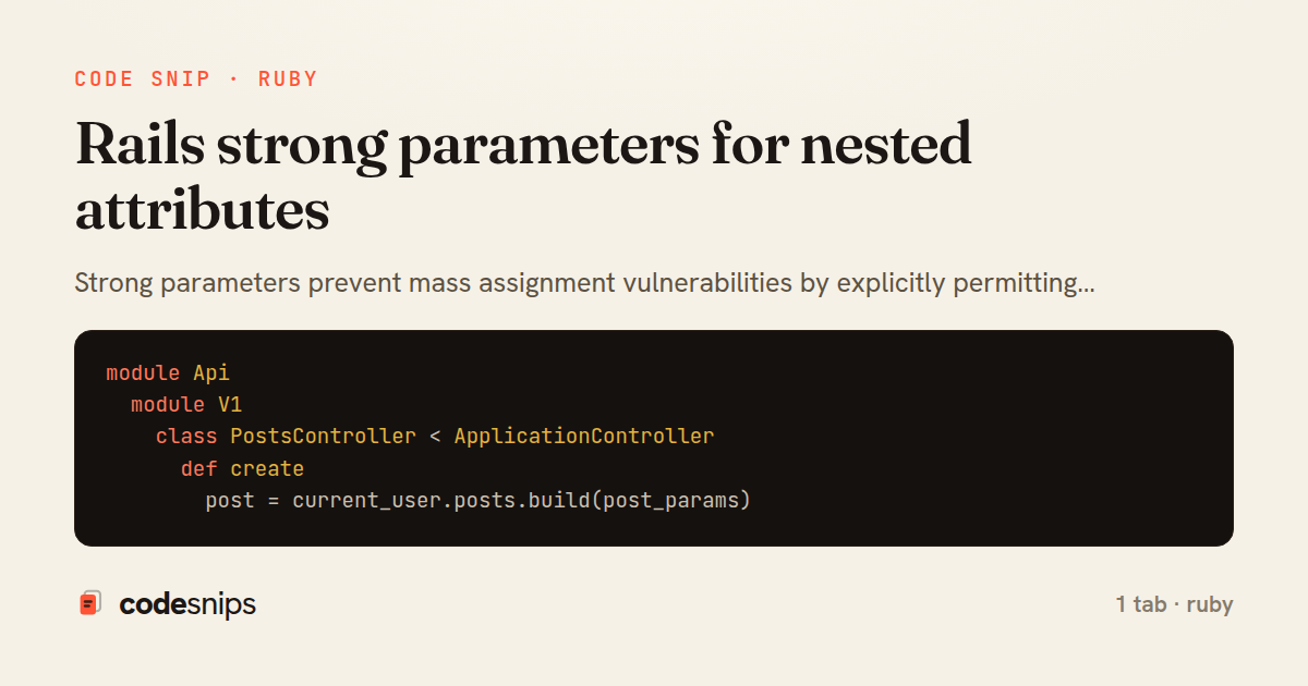 Rails strong parameters for nested attributes — share card