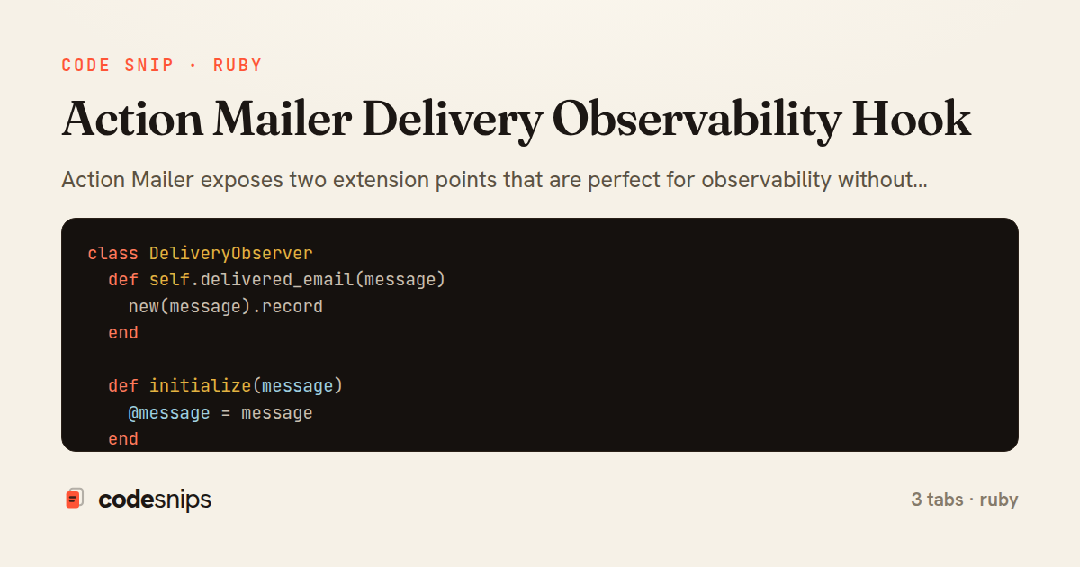 Action Mailer Delivery Observability Hook — share card