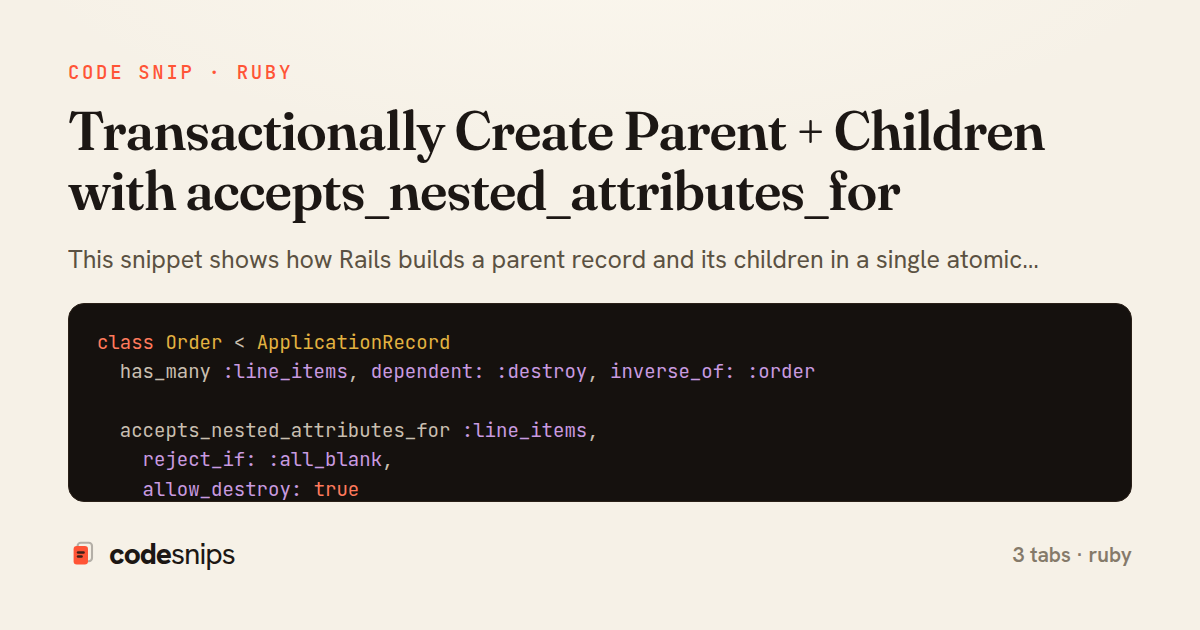 Transactionally Create Parent + Children with accepts_nested_attributes_for — share card
