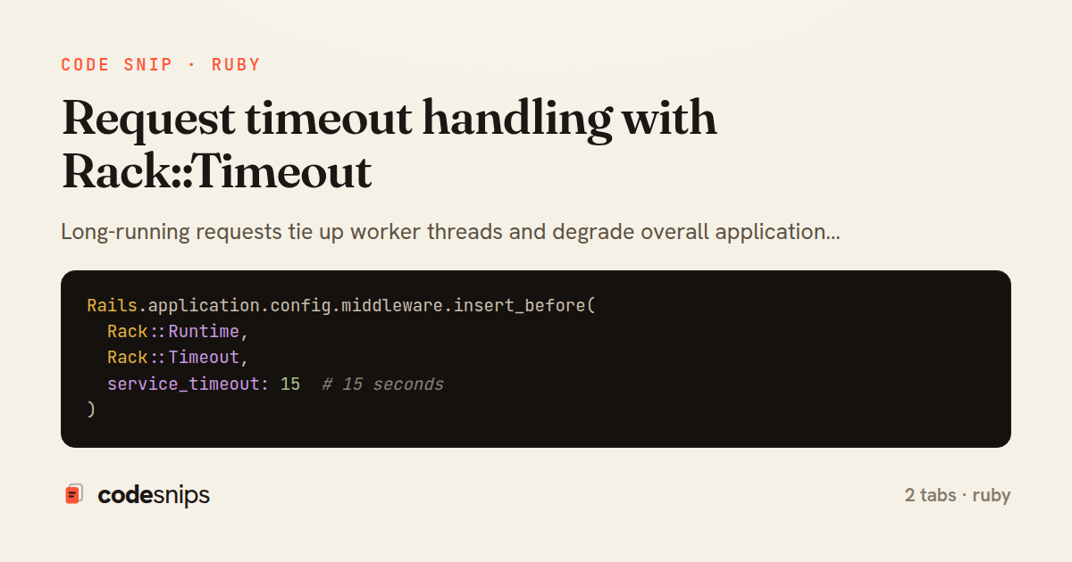 Request timeout handling with Rack::Timeout — share card